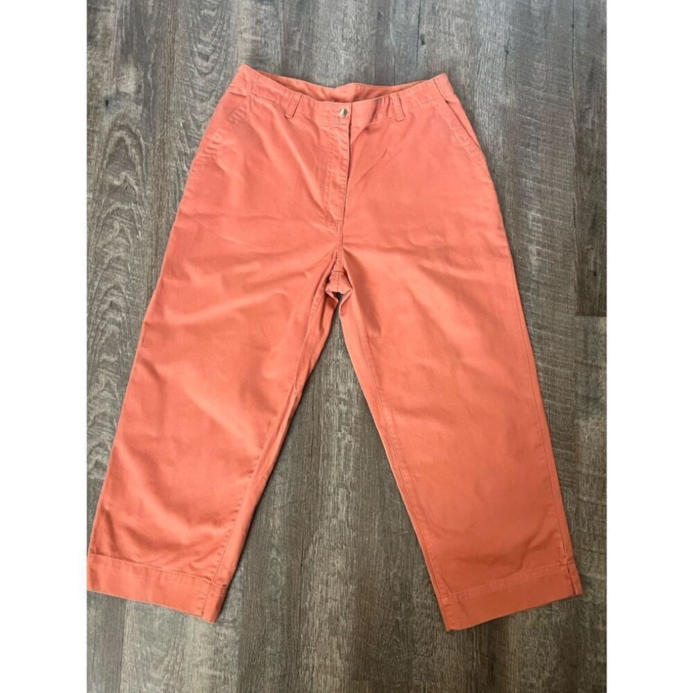 L.L. Bean Women's 100% Cotton Chino/Capri‎ Pants- Size 12